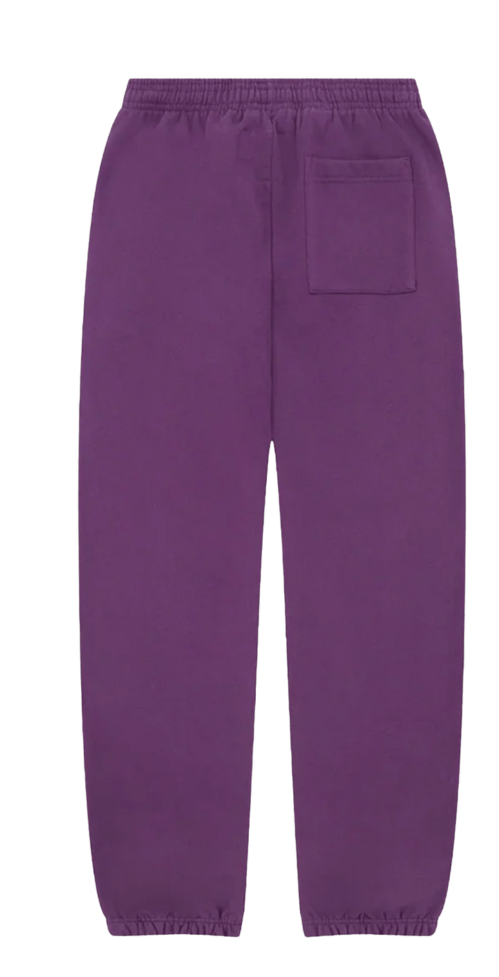Sp5der Star OG Web Purple Sweatpants