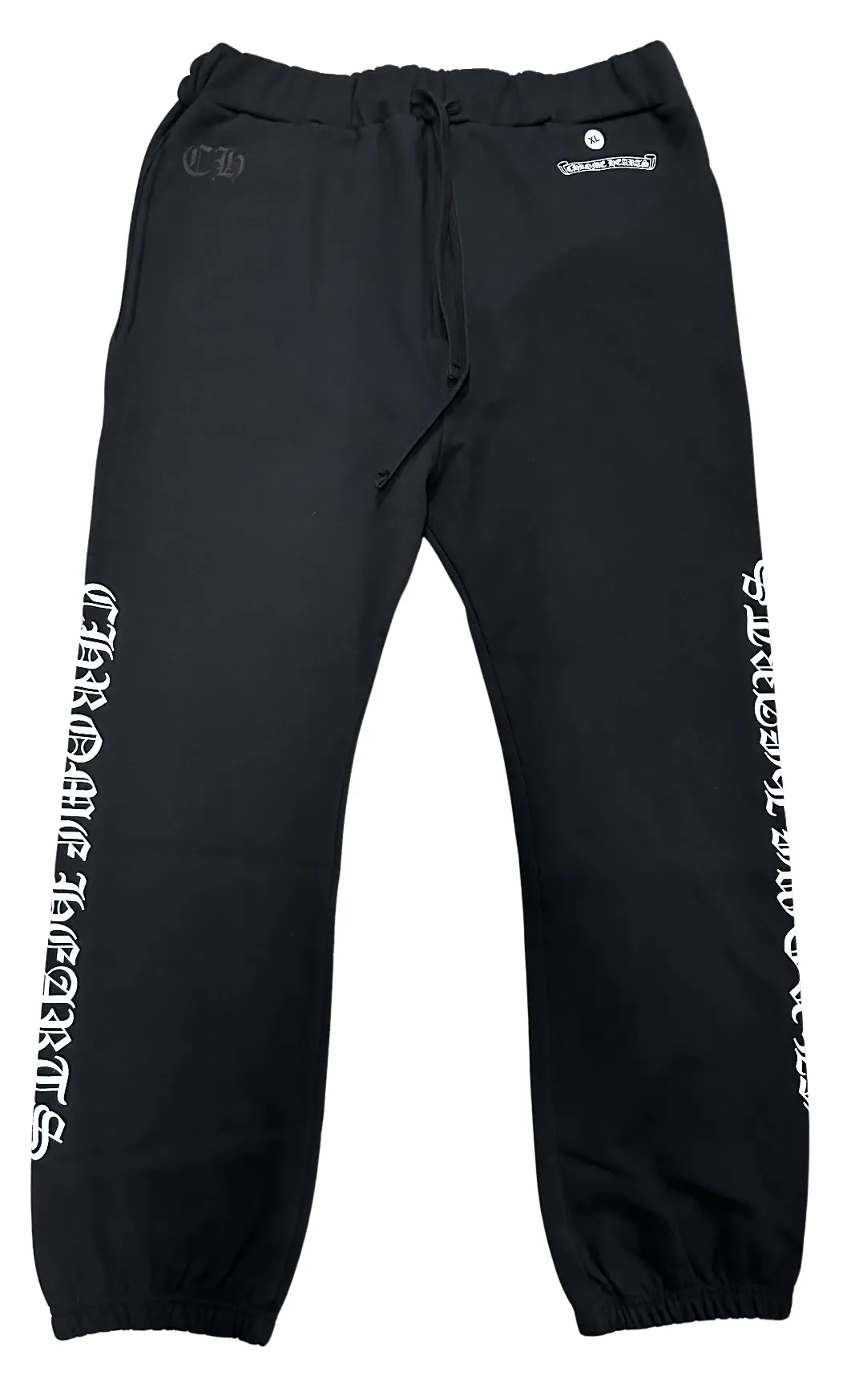 Chrome Hearts 'Scroll F*ck You' Black Sweatpants