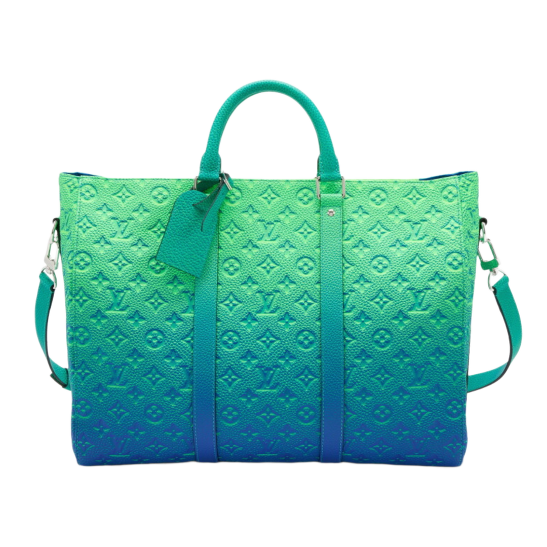 Louis Vuitton x Virgil Abloh 'Illusion' Monogram Leather Keepall Tote