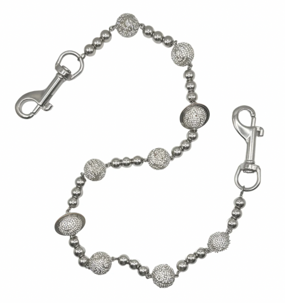Starchain World 'Solar System' 26.5in Silver Wallet Chain