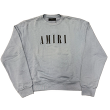 Amiri 'Dusty Blue' Core Logo Crewneck