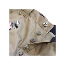 Chrome Hearts 'Tan' Pink & Checkered Cross Patch Carpenter Pants