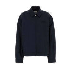 Miu Miu 'Navy Blue' Mohair Blouson Jacket
