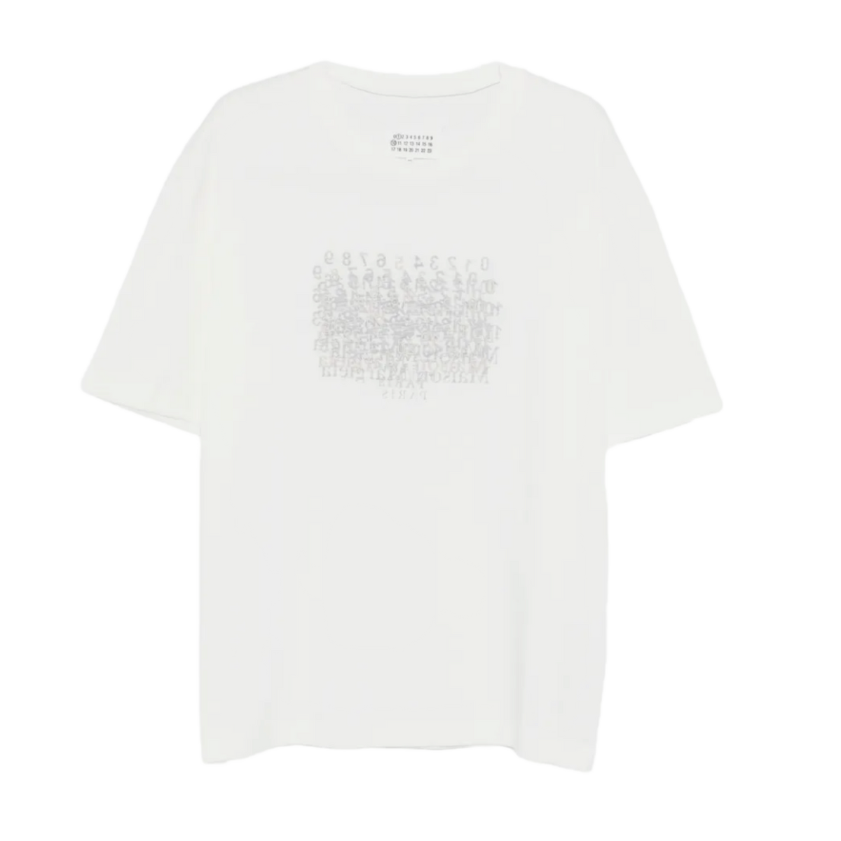 Maison Margiela 'White' Embroidered Logo Tee
