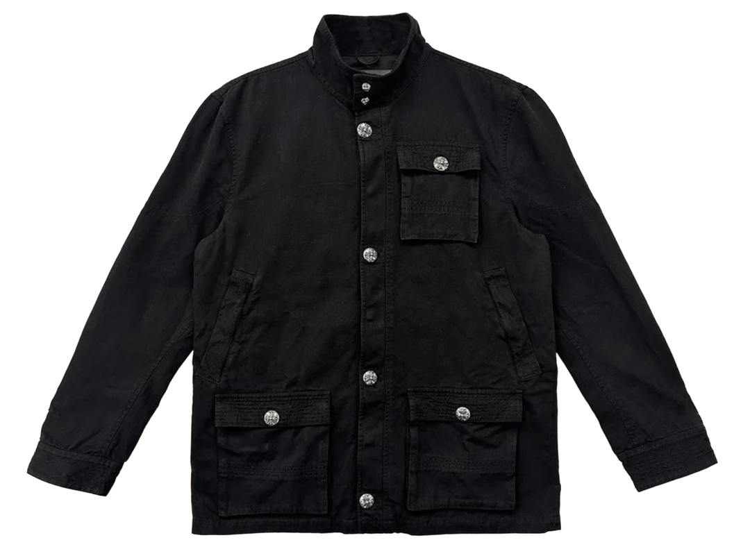 Chrome Hearts Cherry Bomb M65 Black Military Jacket