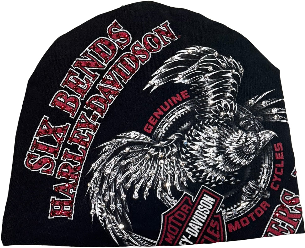 Bossi 'Six Bends' Vintage Rhinestone Beanie