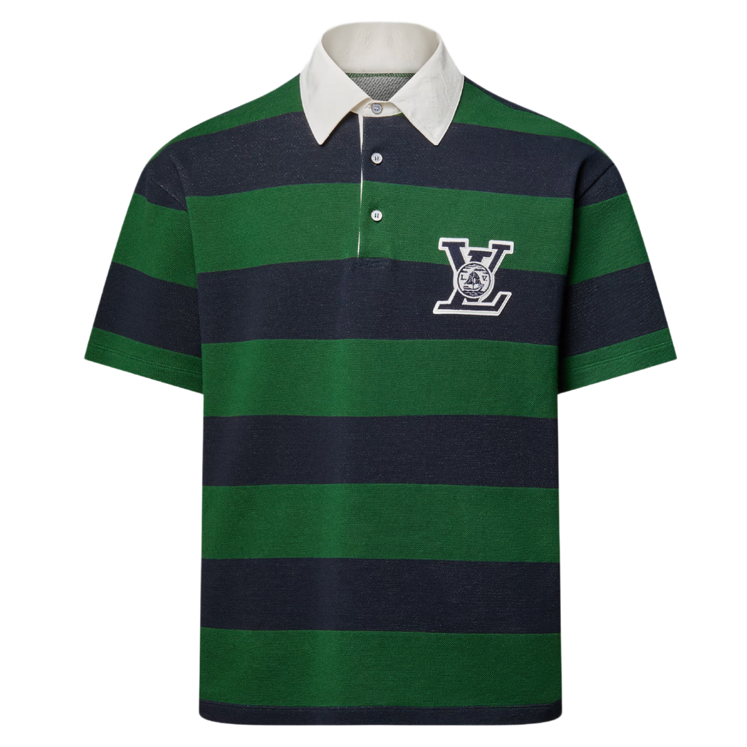 Louis Vuitton 'Green' Embroidered Logo Polo