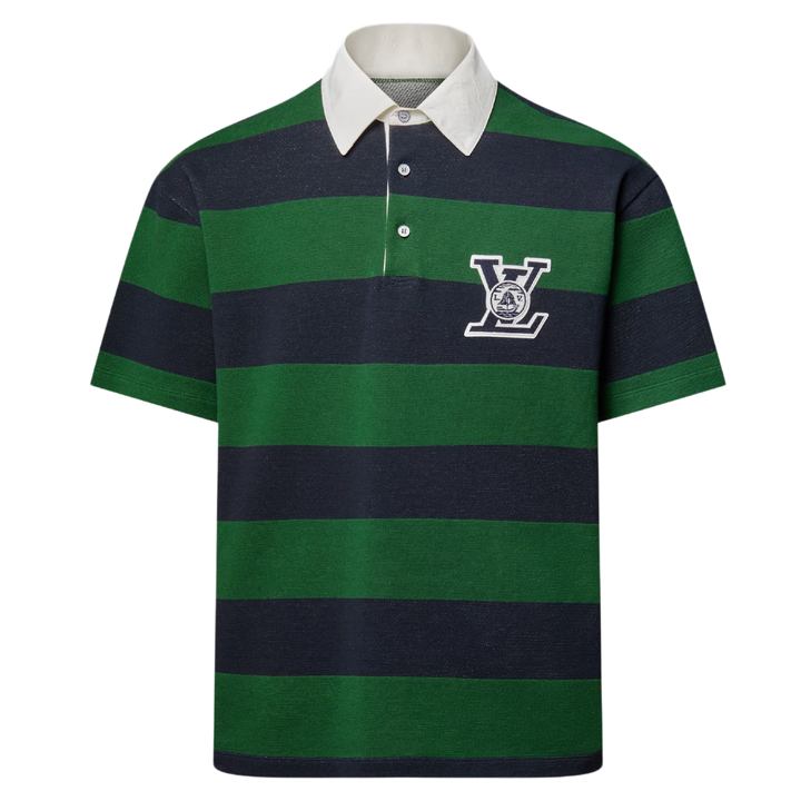 Louis Vuitton 'Green' Embroidered Logo Polo
