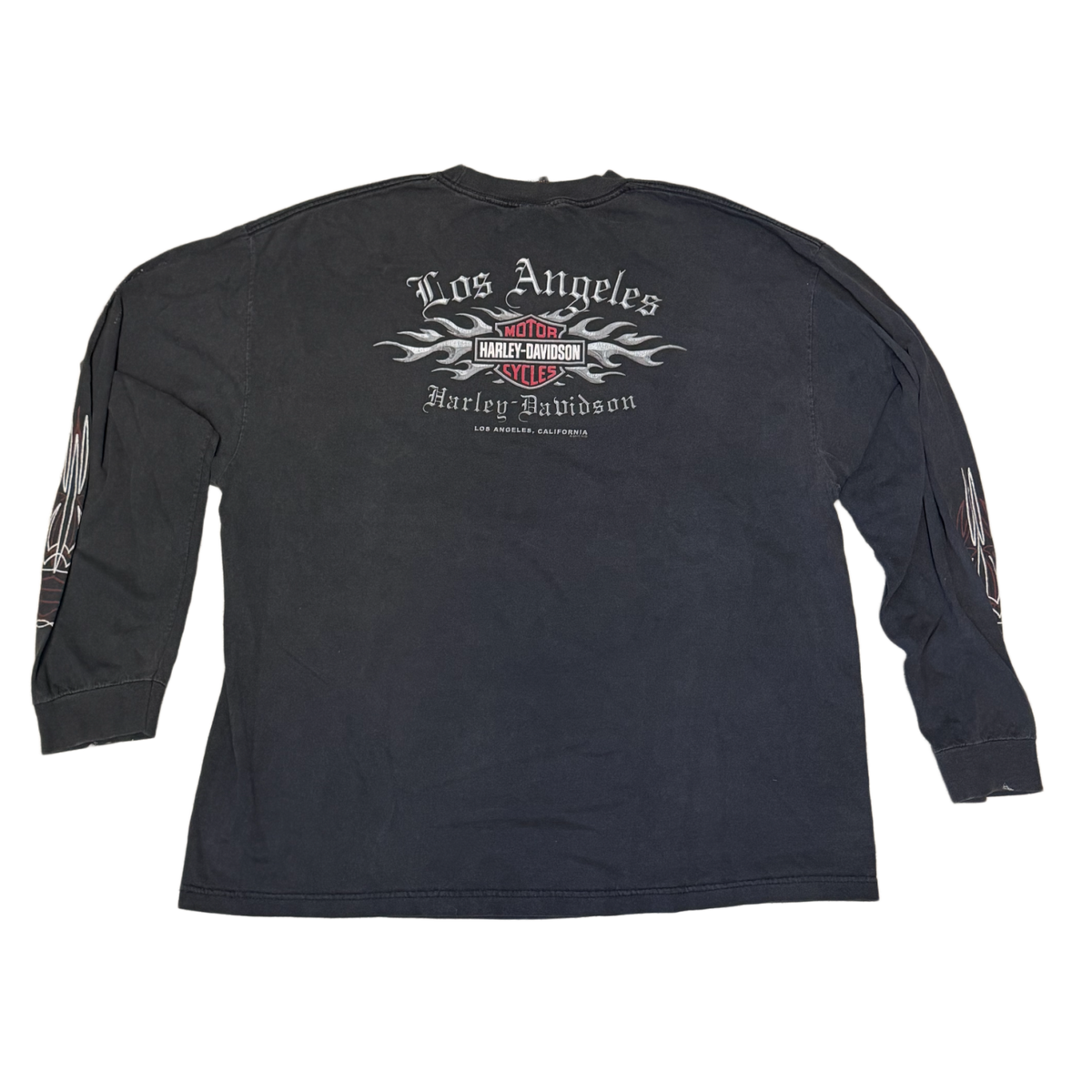 Harley Davidson 'Los Angeles' Black Longsleeve Tee