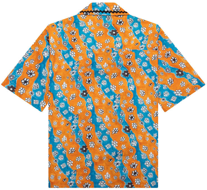 Marni 'Striped Floral' Button Up Shirt