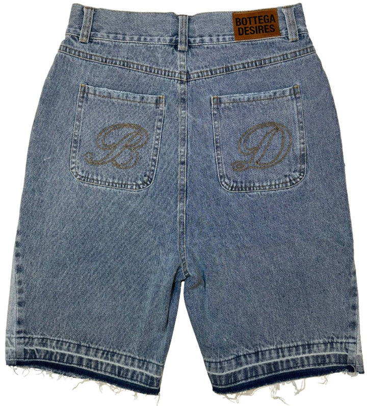 Bottega Desires 'Blue' Denim Shorts