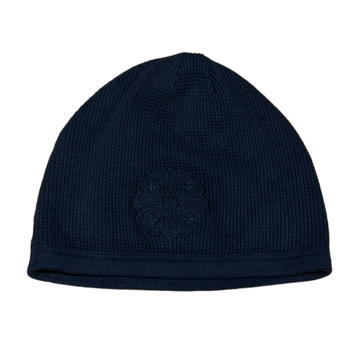 Chrome Hearts 'Black' Plus Cross Thermal Skully Beanie