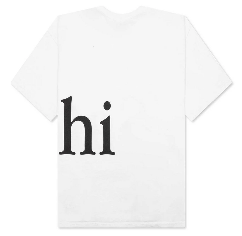 Satoshi 'Wrap-Around' White Tee