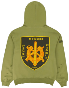 Murd333r.fm 'Special Ops' Green Hoodie