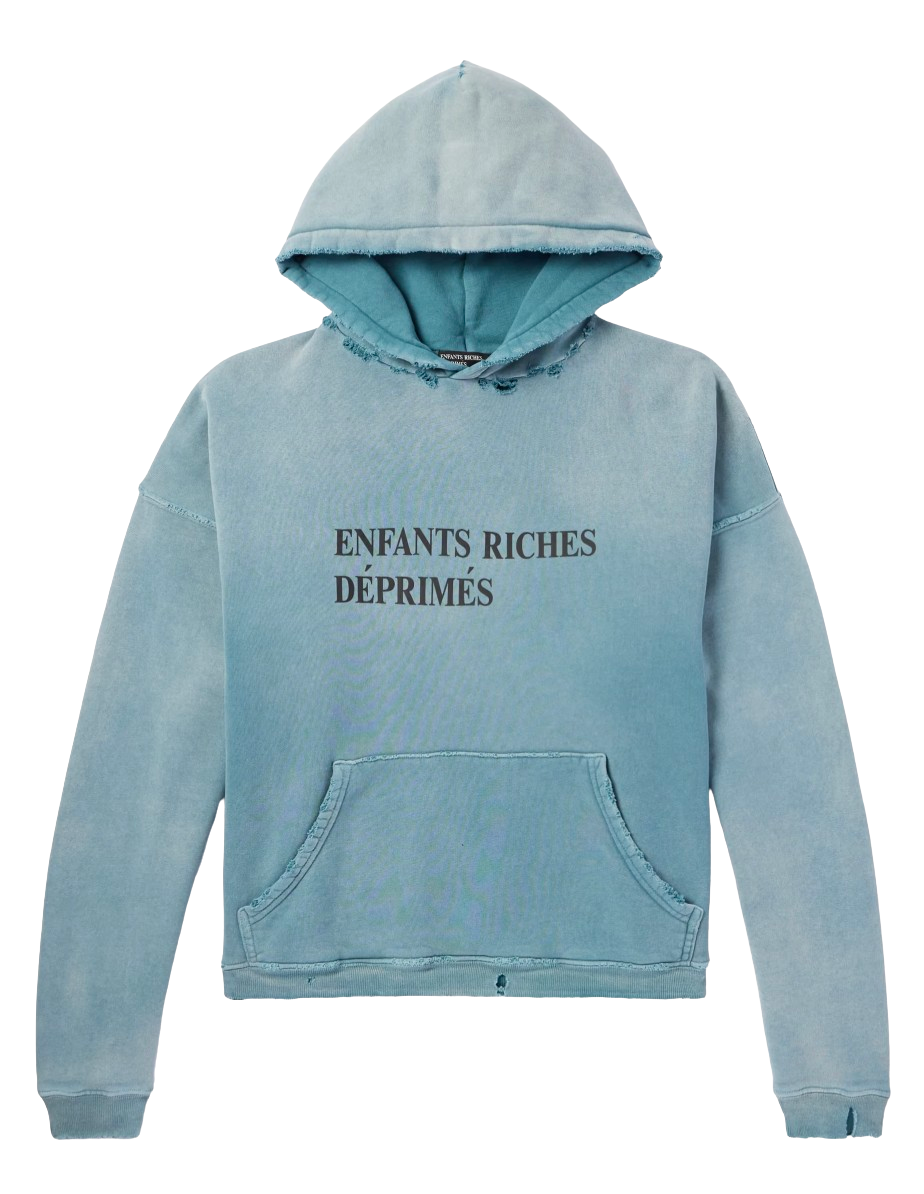 Enfants Riches Déprimés 'Classic Logo' Blue Hoodie