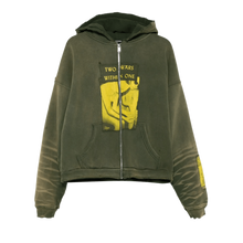 Enfants Riches Déprimés 'Gardener Green' Two Wars Within One Zip Up Hoodie