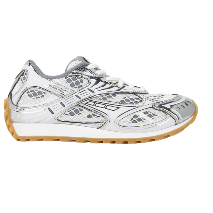 Bottega Veneta Women's 'Silver White' Orbit Sneakers
