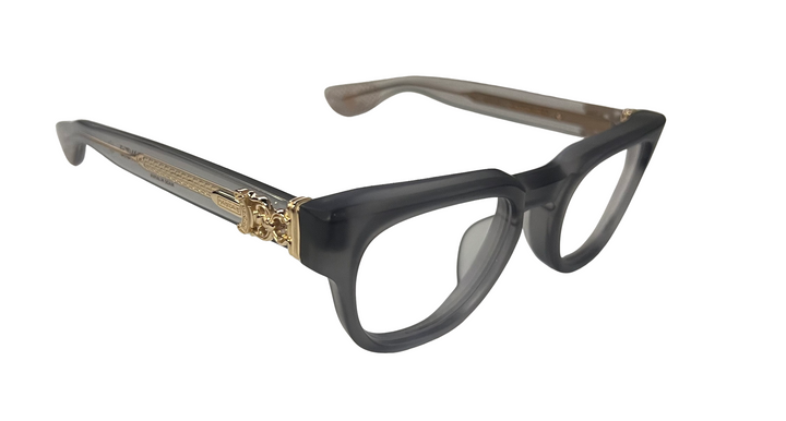 Chrome Hearts 'Cuntvoluted' Matte Grey Glasses