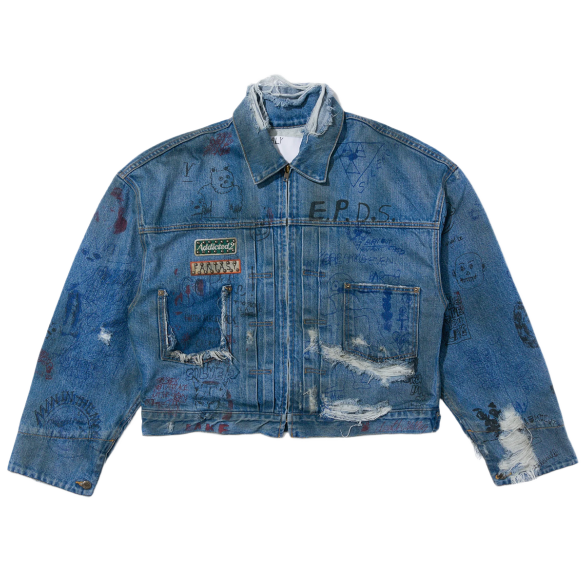 Paly Hollywood 'Blue' Ur Fantasy Denim Jacket