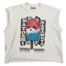 Satoshi Nakamoto 'Info Services' White Cutoff Tee
