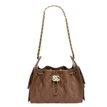 Chanel 'Brown' Caviar Quilted Mini 25 Bag