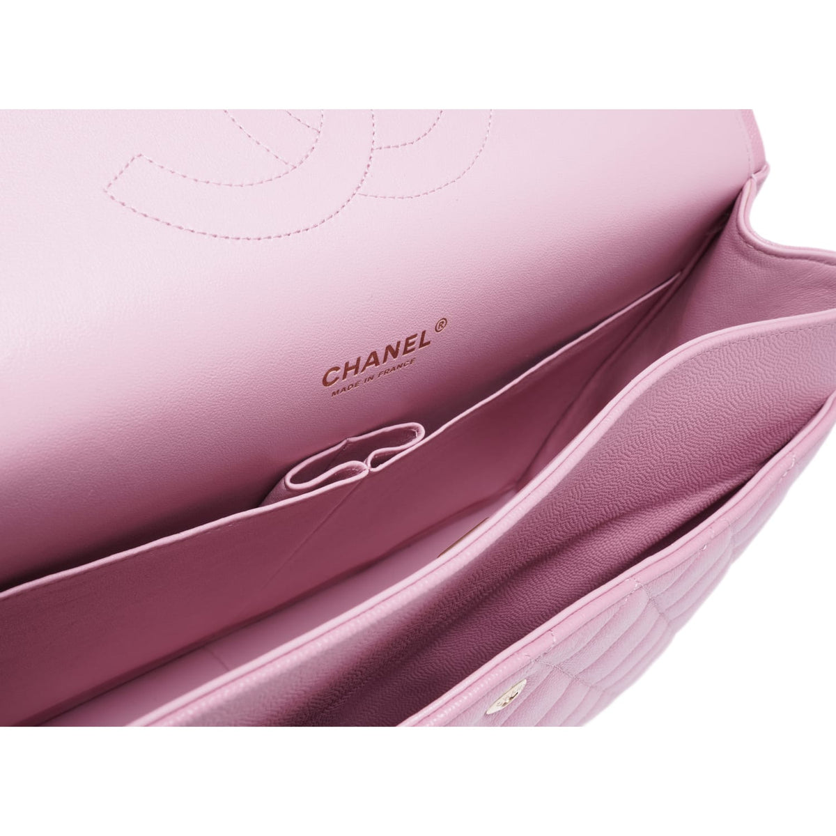 Chanel 'Pink' Classic Maxi Double Flap Bag
