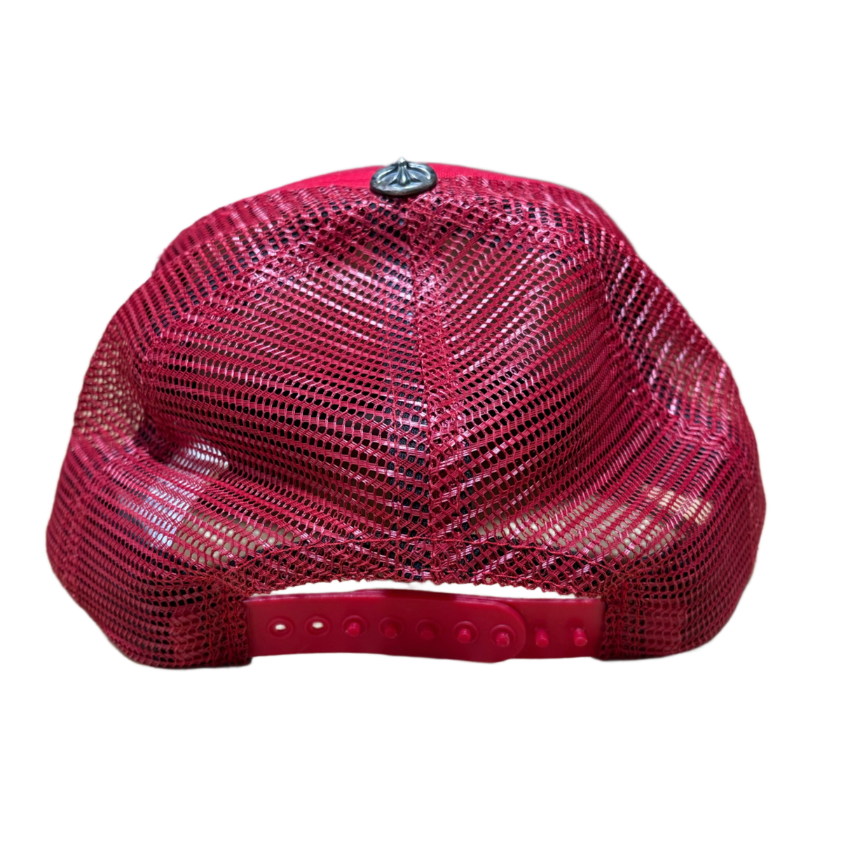 Chrome Hearts 'CHNY' Red Leather Patch Hat