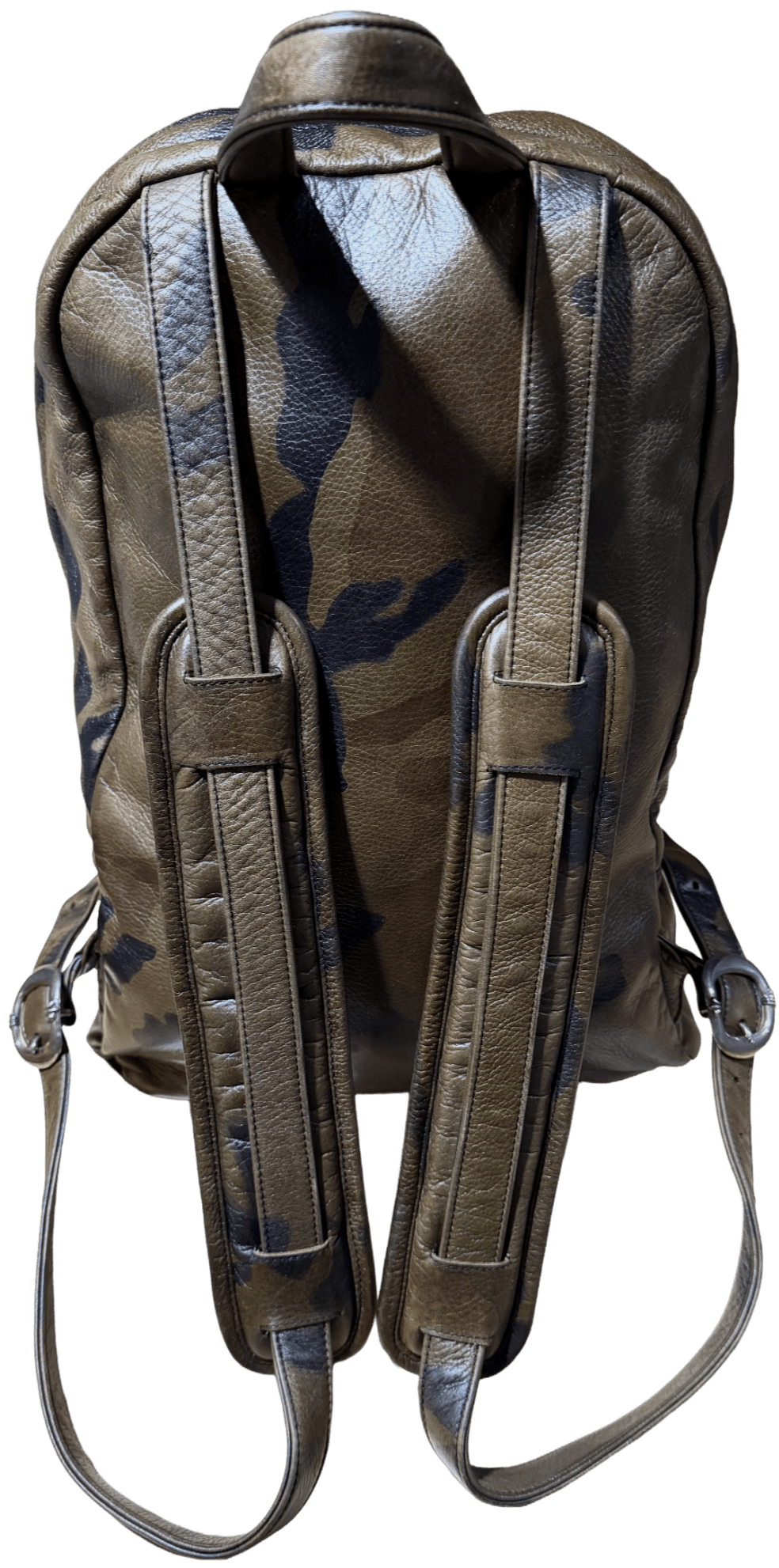 Chrome Hearts 'Camo Cemetery' Leather Cross Patch 7th Grade Backpack