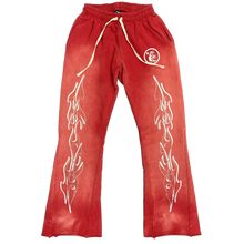 Hellstar Studios Flame Flare Sweatpants 'Red'