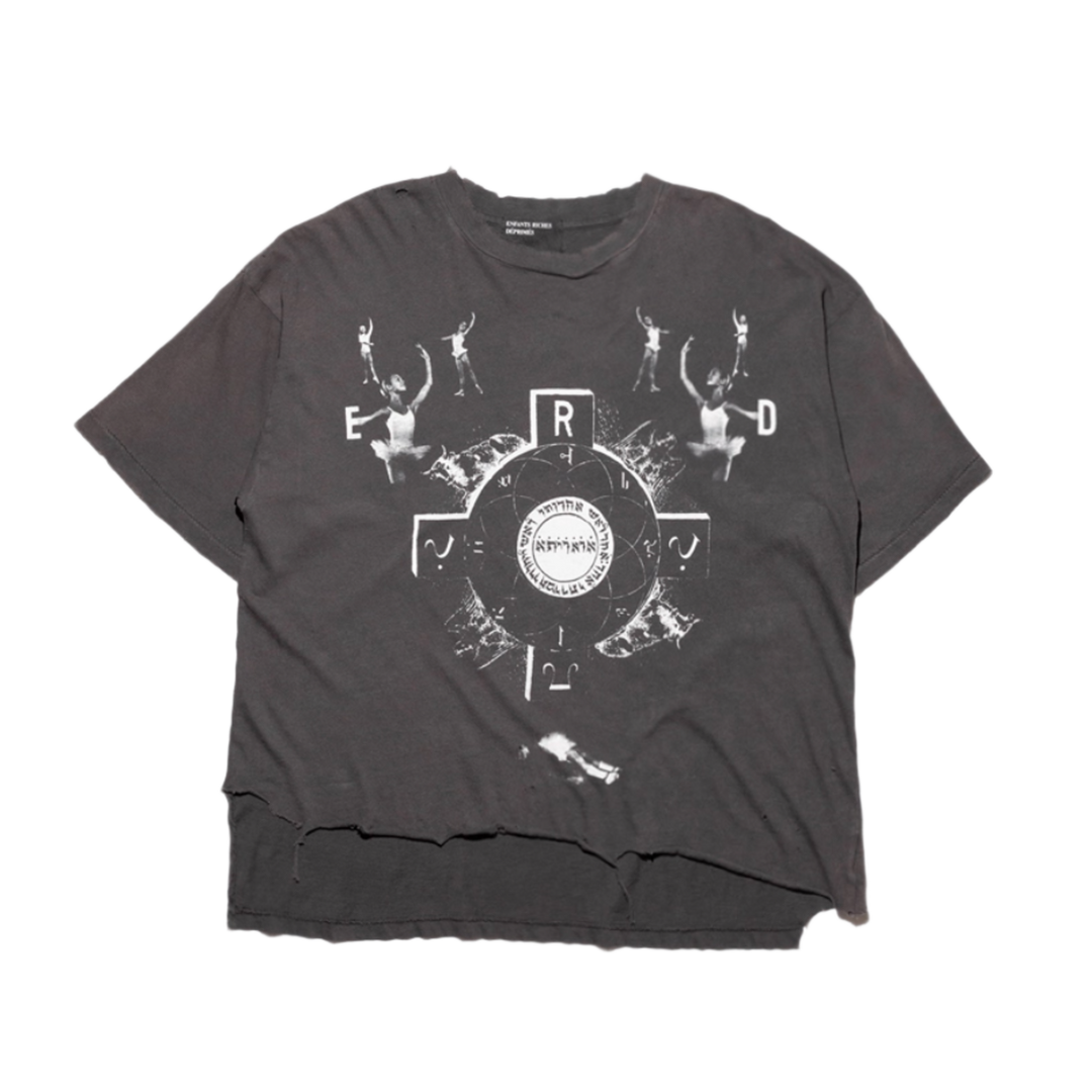 Enfants RIches Déprimés 'Bed of Nails' Washed Black Tee