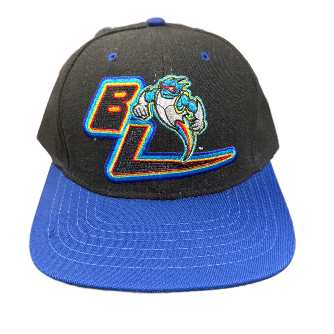 MTV 'Rock N' Jock' Black/Blue Snapback Vintage Hat