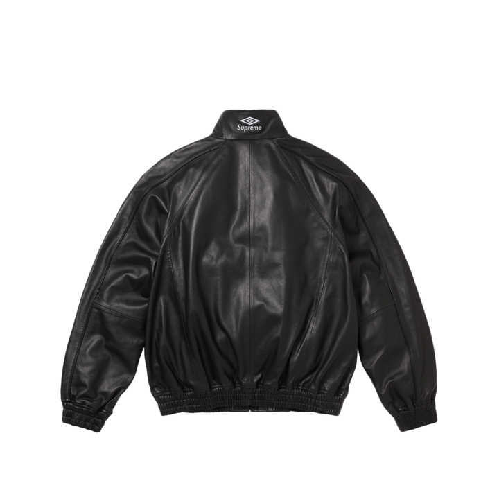 Supreme Umbro 'Black' Leather Track Jacket