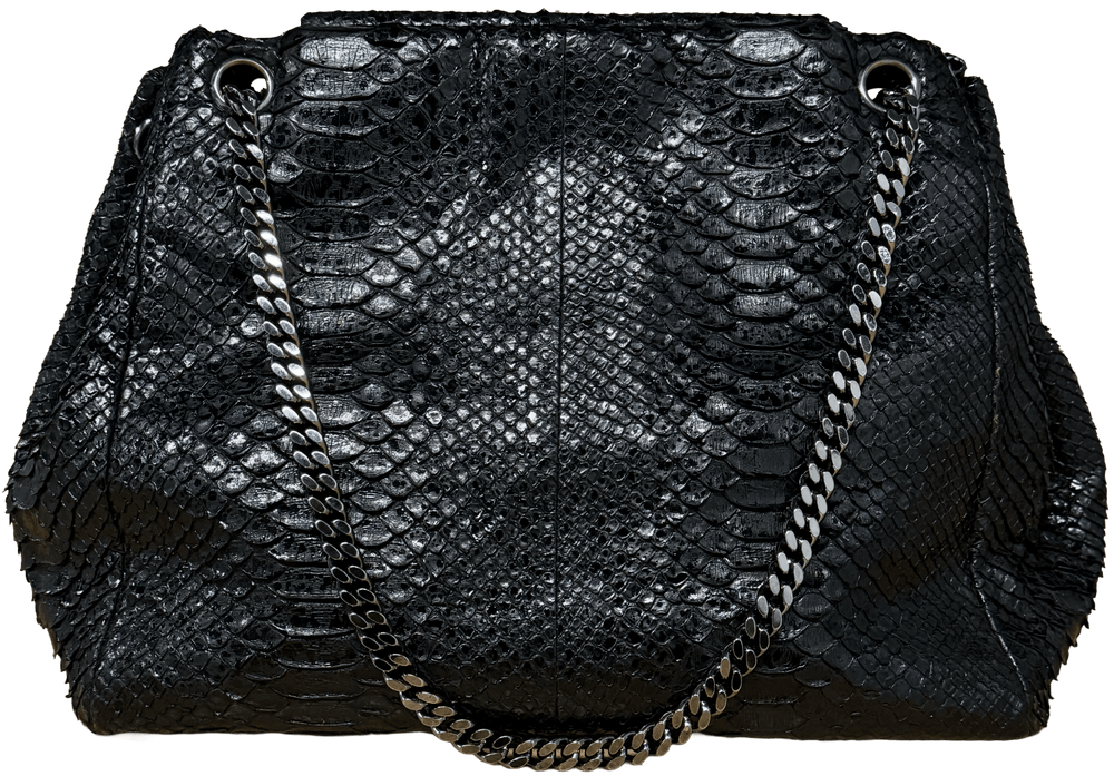 Chanel 'Black' Python Bag